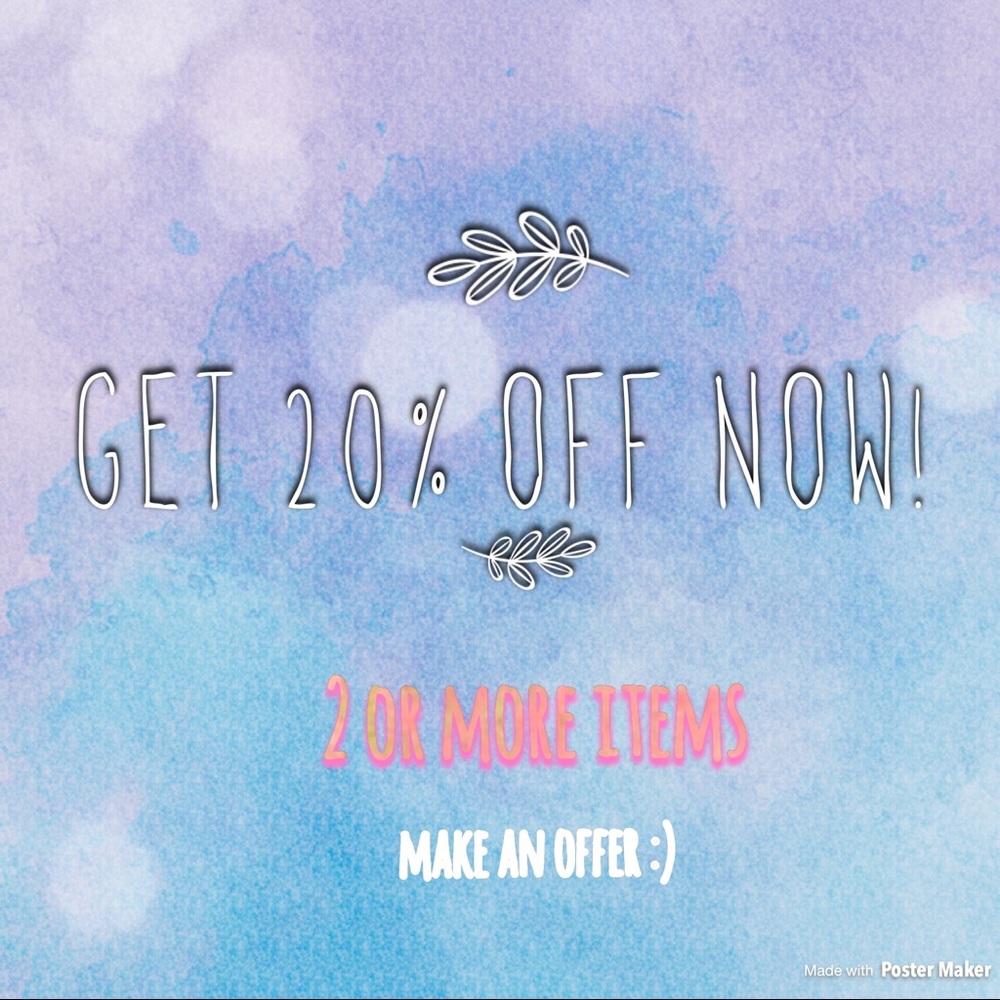 ‼️20% OFF‼️Bundle two items or more‼️‼️
